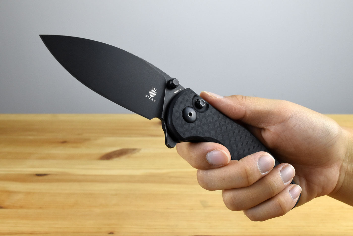 Kizer V3669A2 Mini Grouper Nitro V