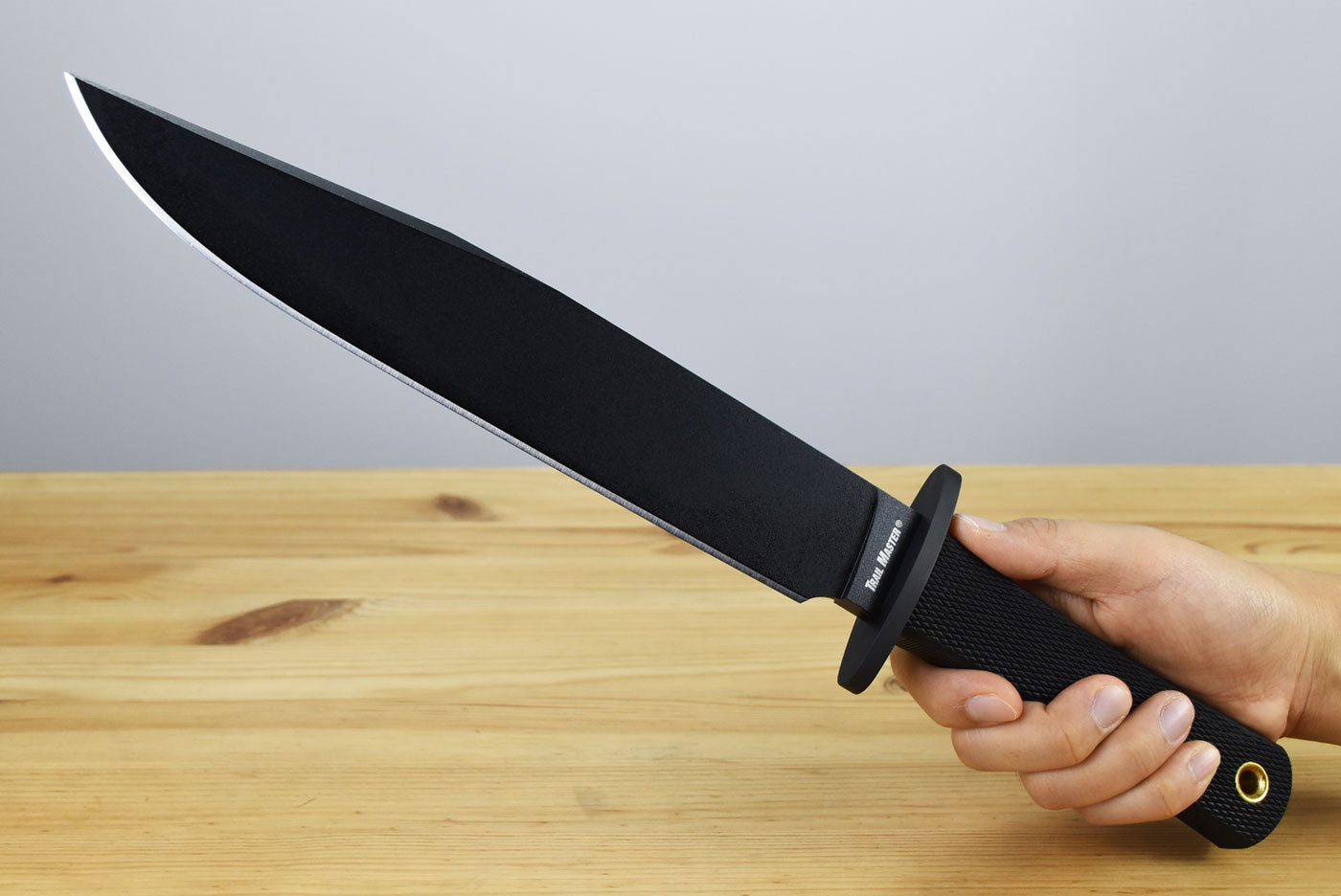 Cold Steel Trail Master Fixed Blade (Black Kray-Ex Handle)