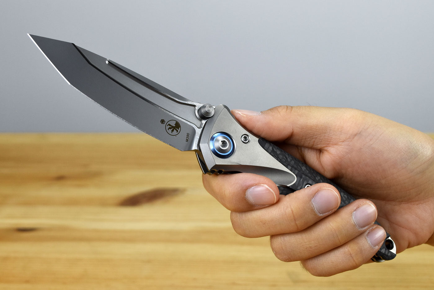 Microtech Socom Bravo Mini Framelock Folding Knife (Tanto Point)