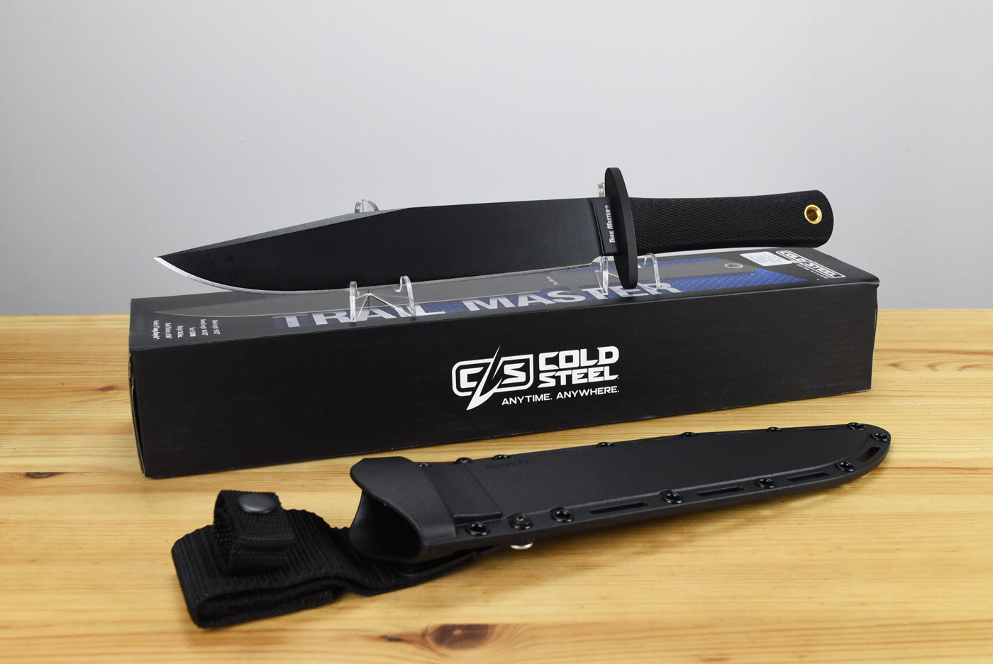 Cold Steel Trail Master Fixed Blade (Black Kray-Ex Handle)