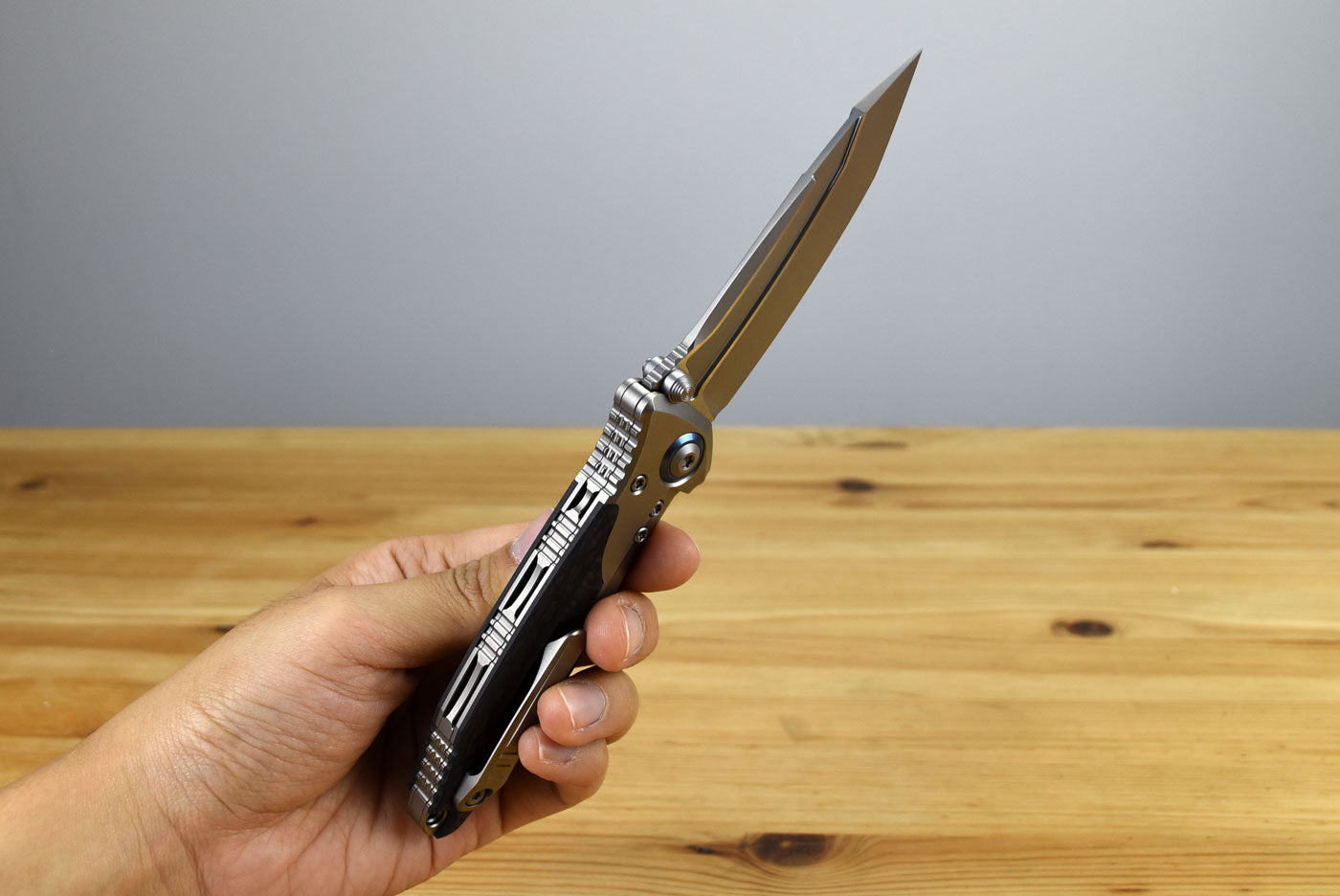 Microtech Socom Bravo Mini Framelock Folding Knife (Tanto Point)