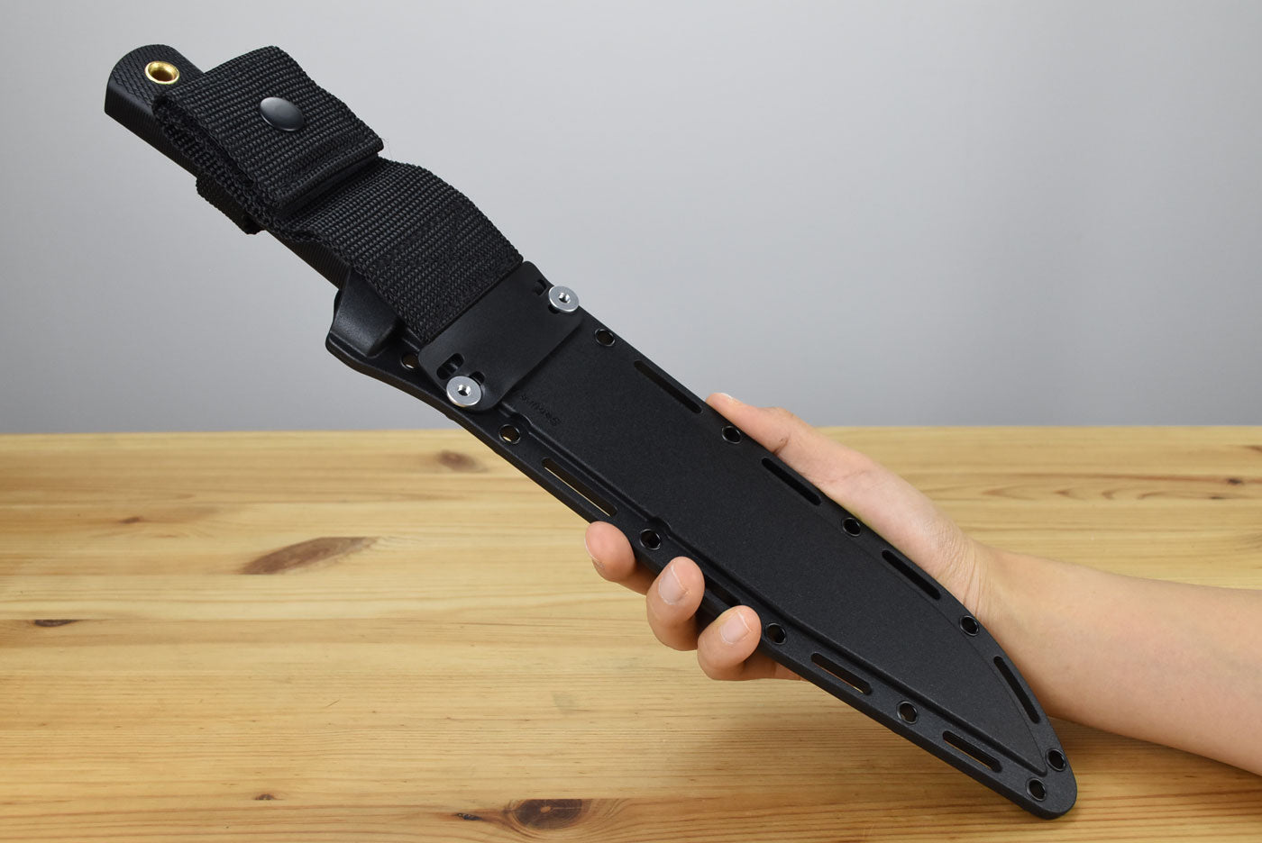 Cold Steel Trail Master Fixed Blade (Black Kray-Ex Handle)