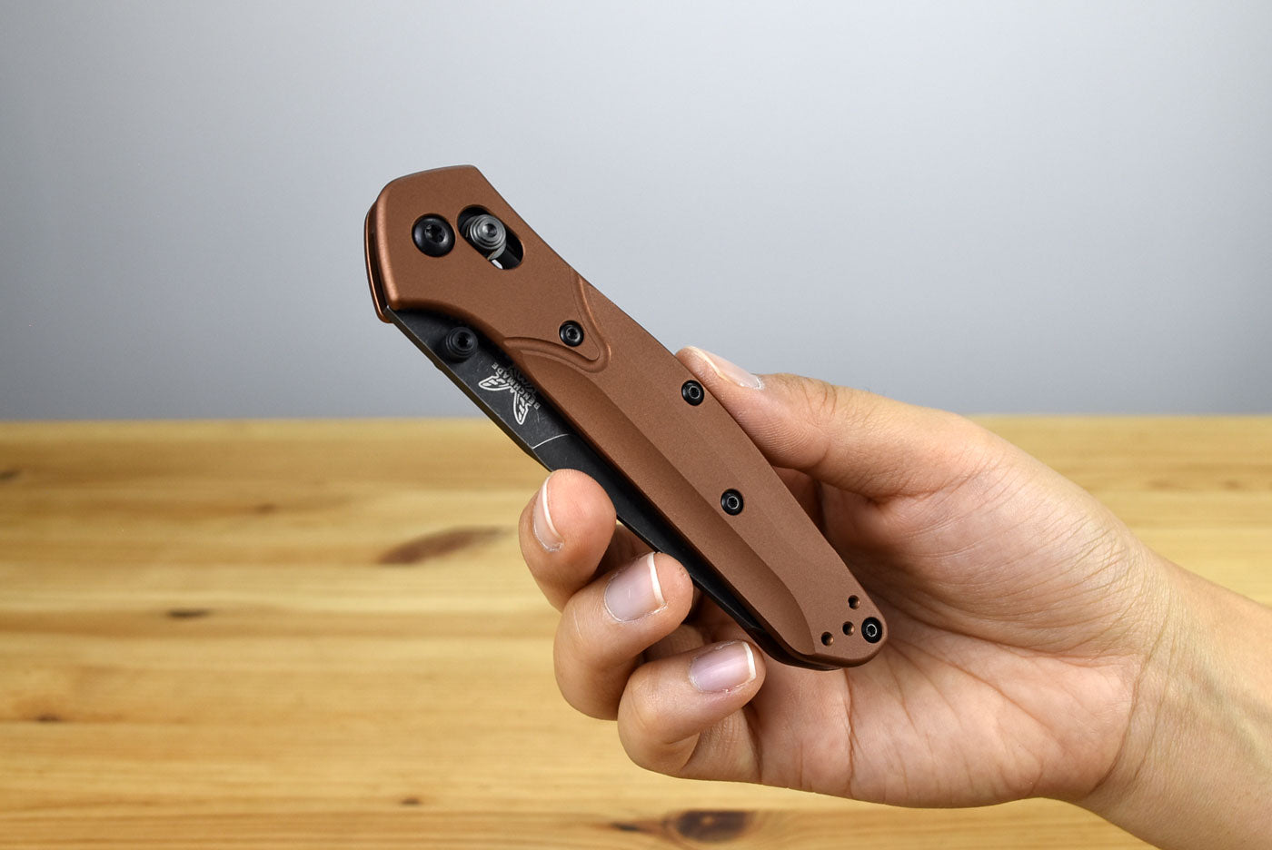 Benchmade 940BK-03 Osborne Folding Knife (Burnt Copper Aluminum Handle)