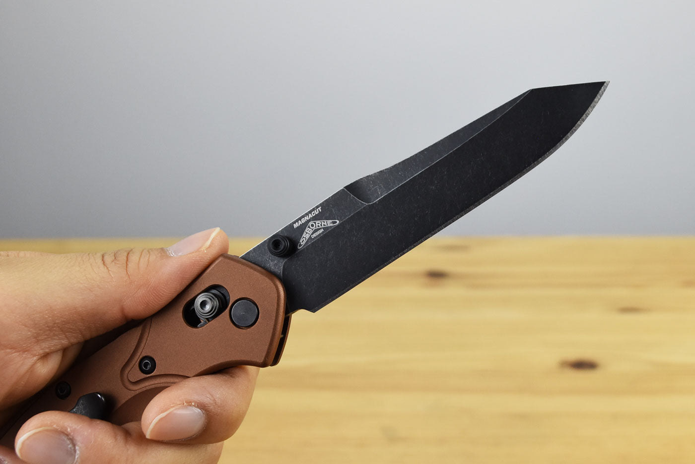 Benchmade 940BK-03 Osborne Folding Knife (Burnt Copper Aluminum Handle)