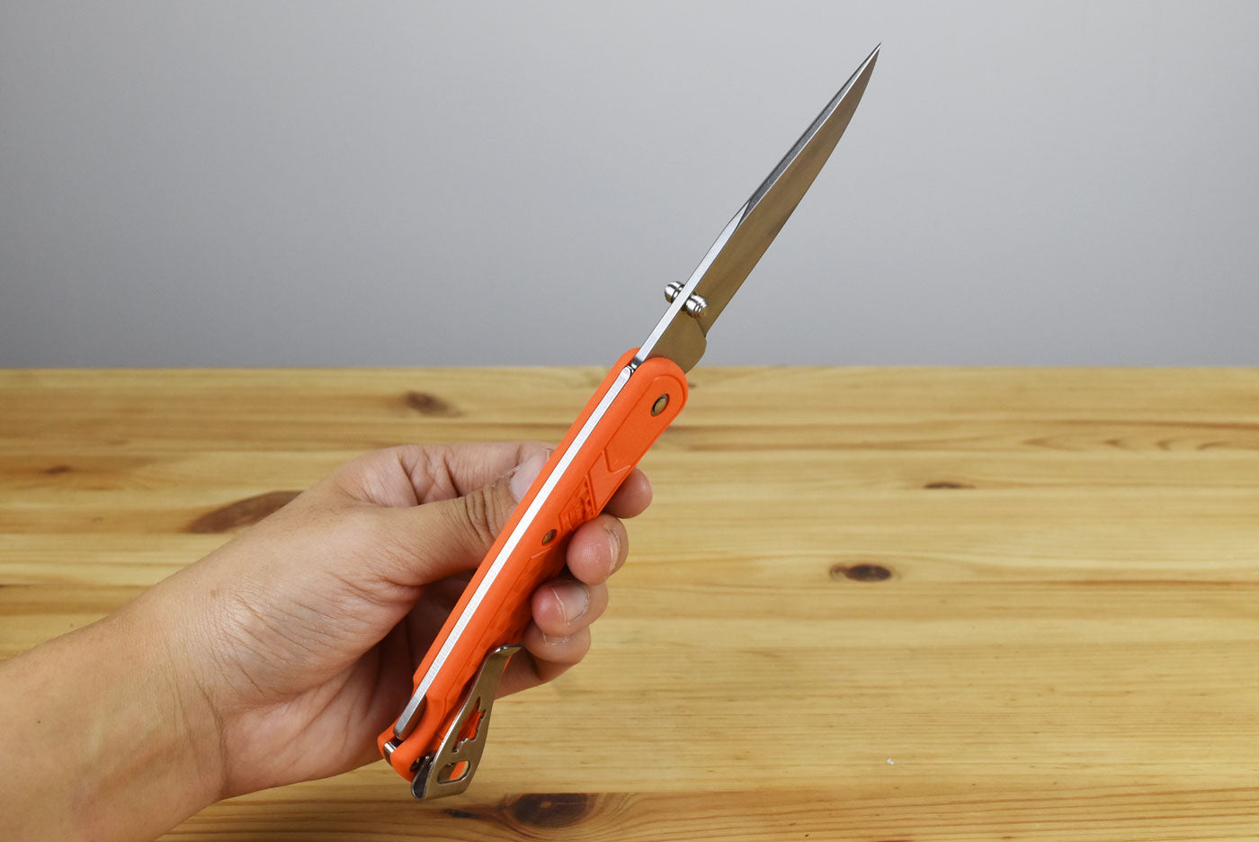 Buck 110 Slim Select (Blaze Orange) Hunting Folder