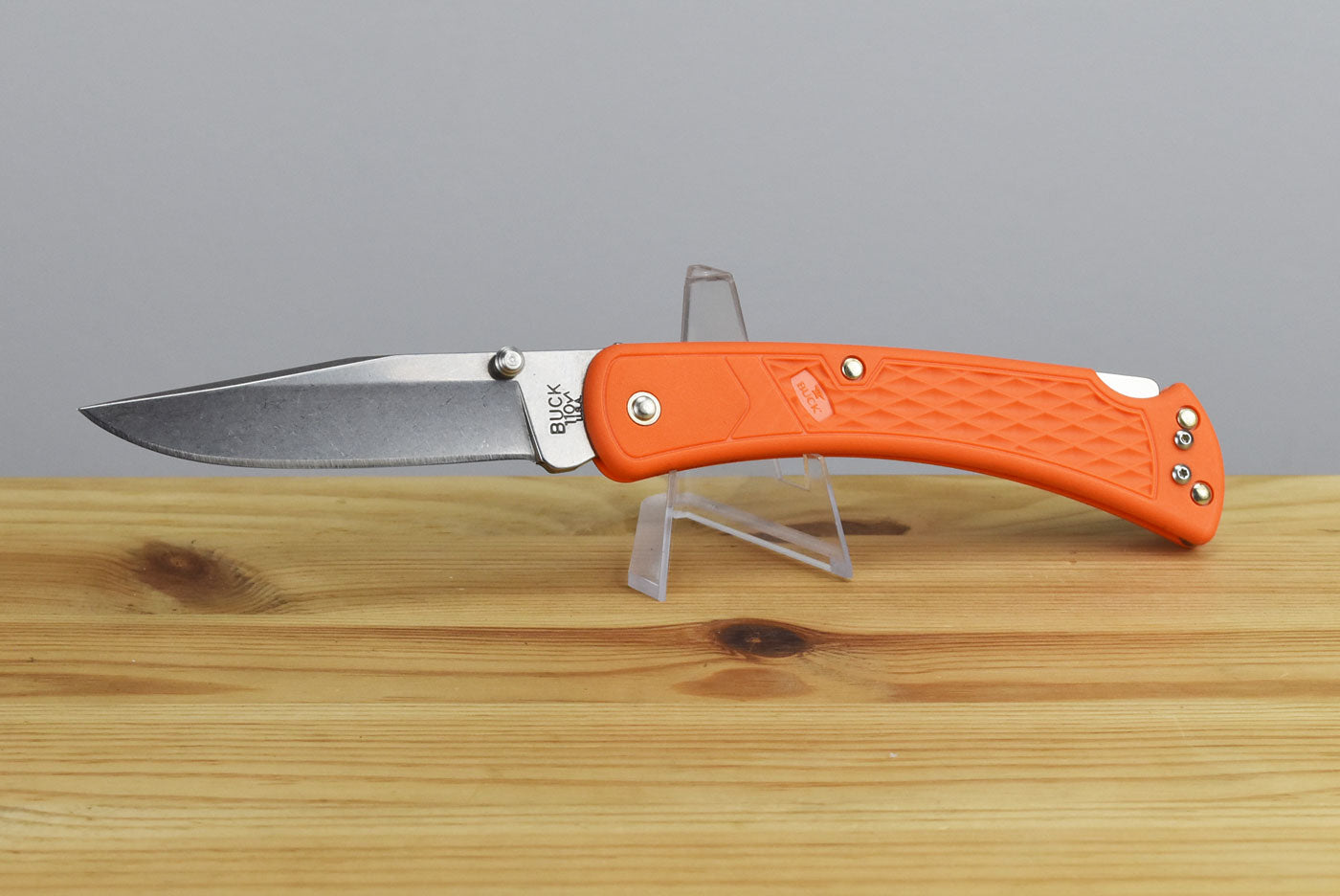 Buck 110 Slim Select (Blaze Orange) Hunting Folder