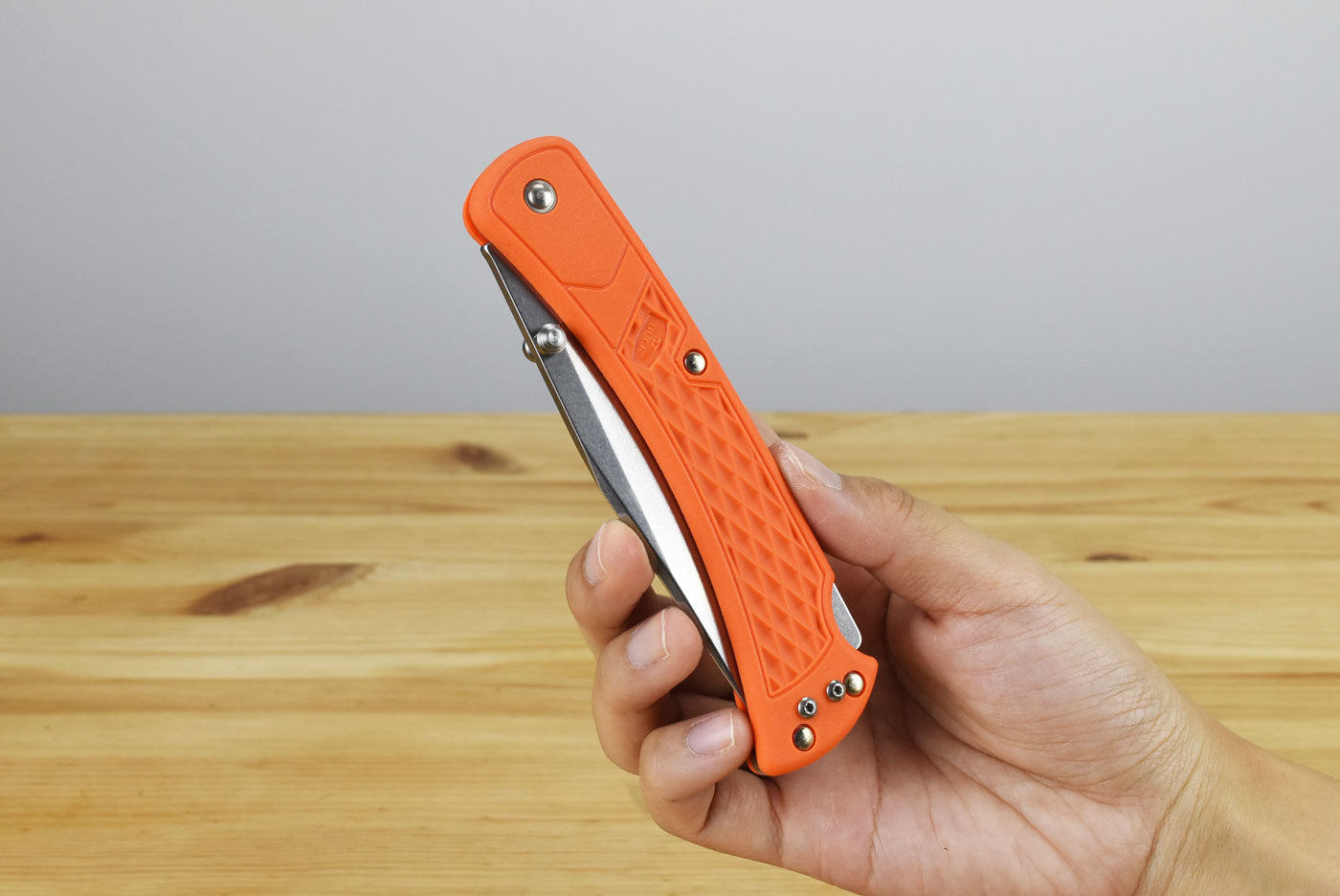 Buck 110 Slim Select (Blaze Orange) Hunting Folder