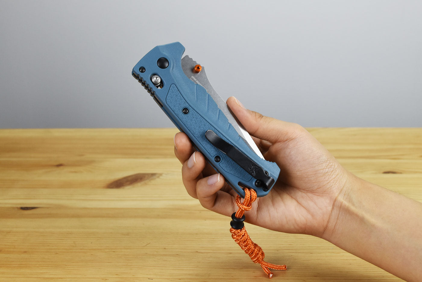 Benchmade 18060 Water Adira Folding Knife (Depth Blue Grivory Handle)