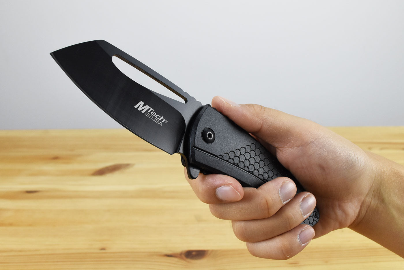 MTech MTA1197 Linerlock Assisted Folding Blade (Black Handle)