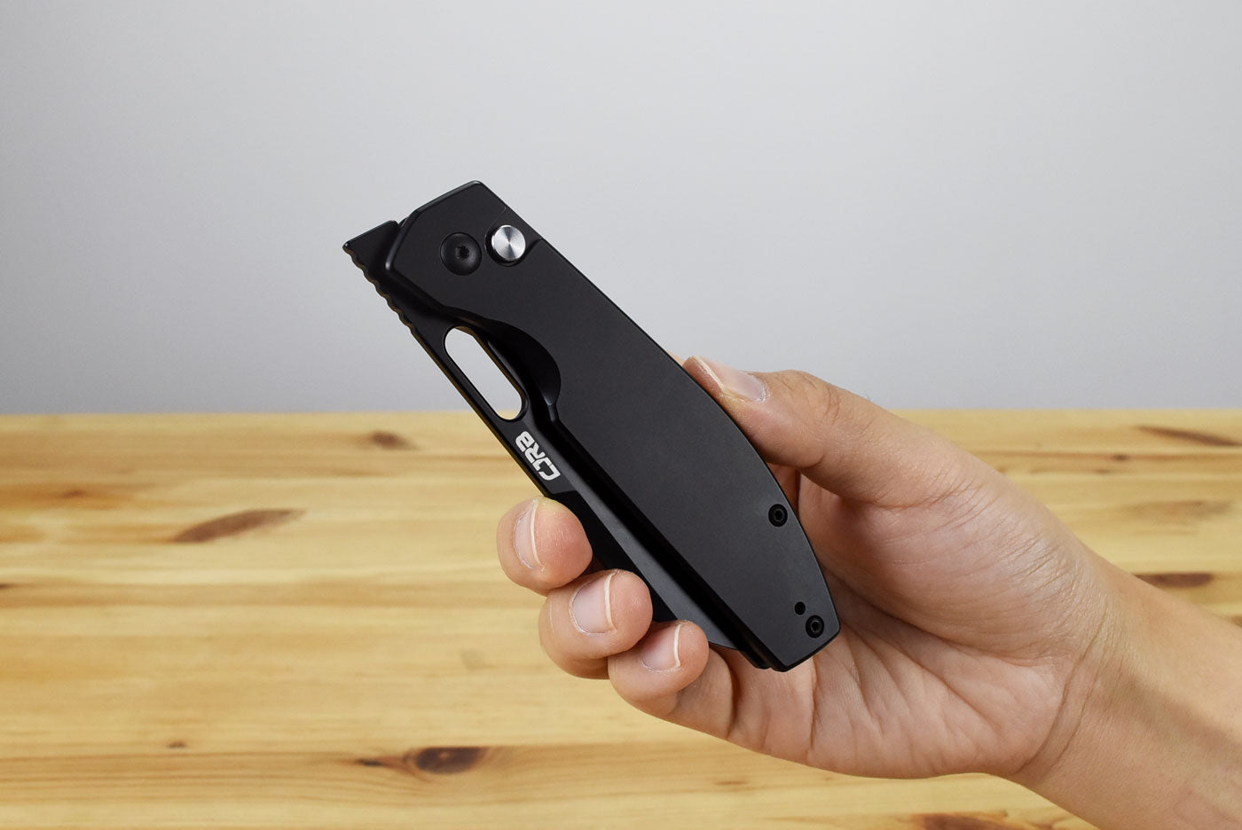 CJRB Ekko (Black PVD Steel) Folding Knife