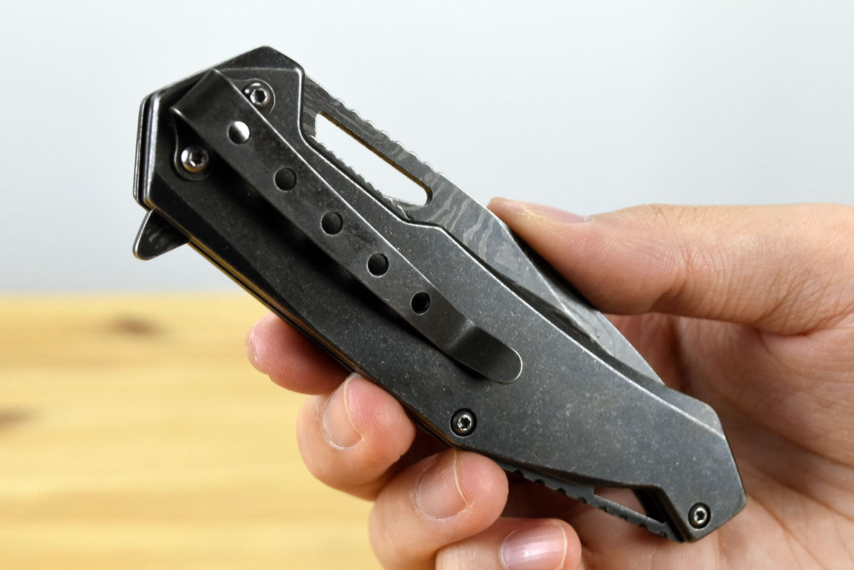 Tac Force A2001 Assisted EDC Folding Knife (Stonewashed Handle)