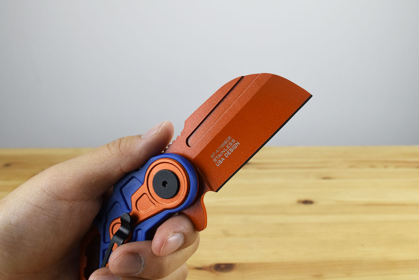 MTech MTA1199 Linerlock Assisted Folding Blade (Orange)