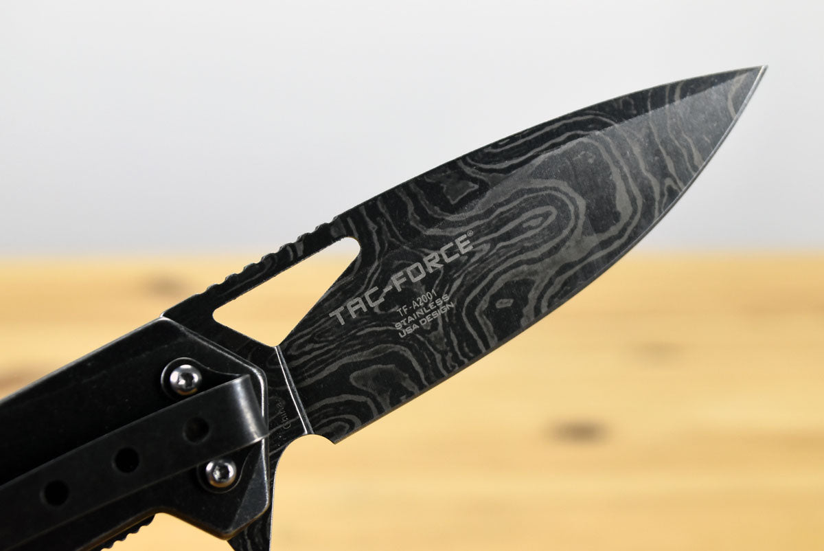 Tac Force A2001 Assisted EDC Folding Knife (Stonewashed Handle)