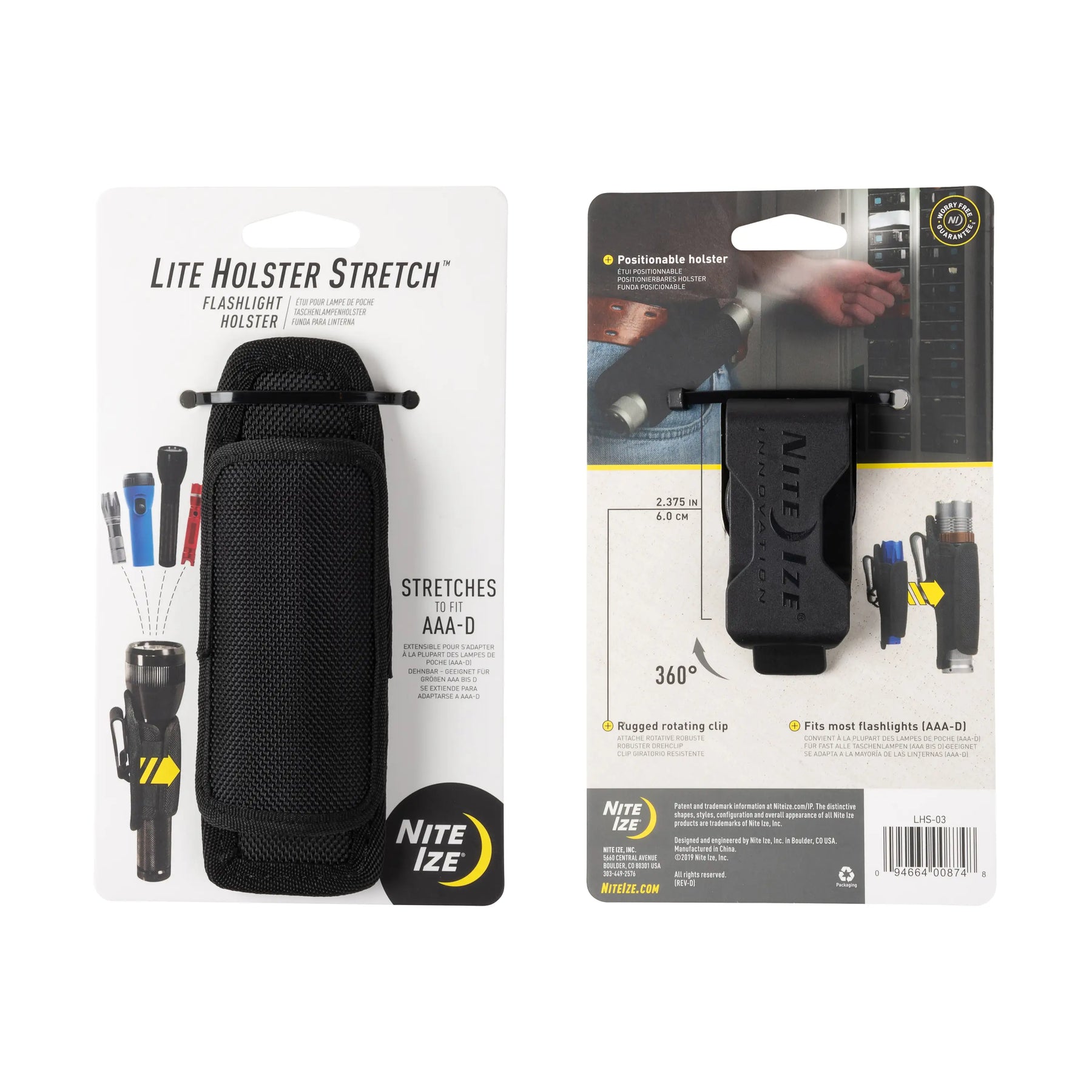 Nite Ize Lite Holster Stretch Flashlight LHS-03