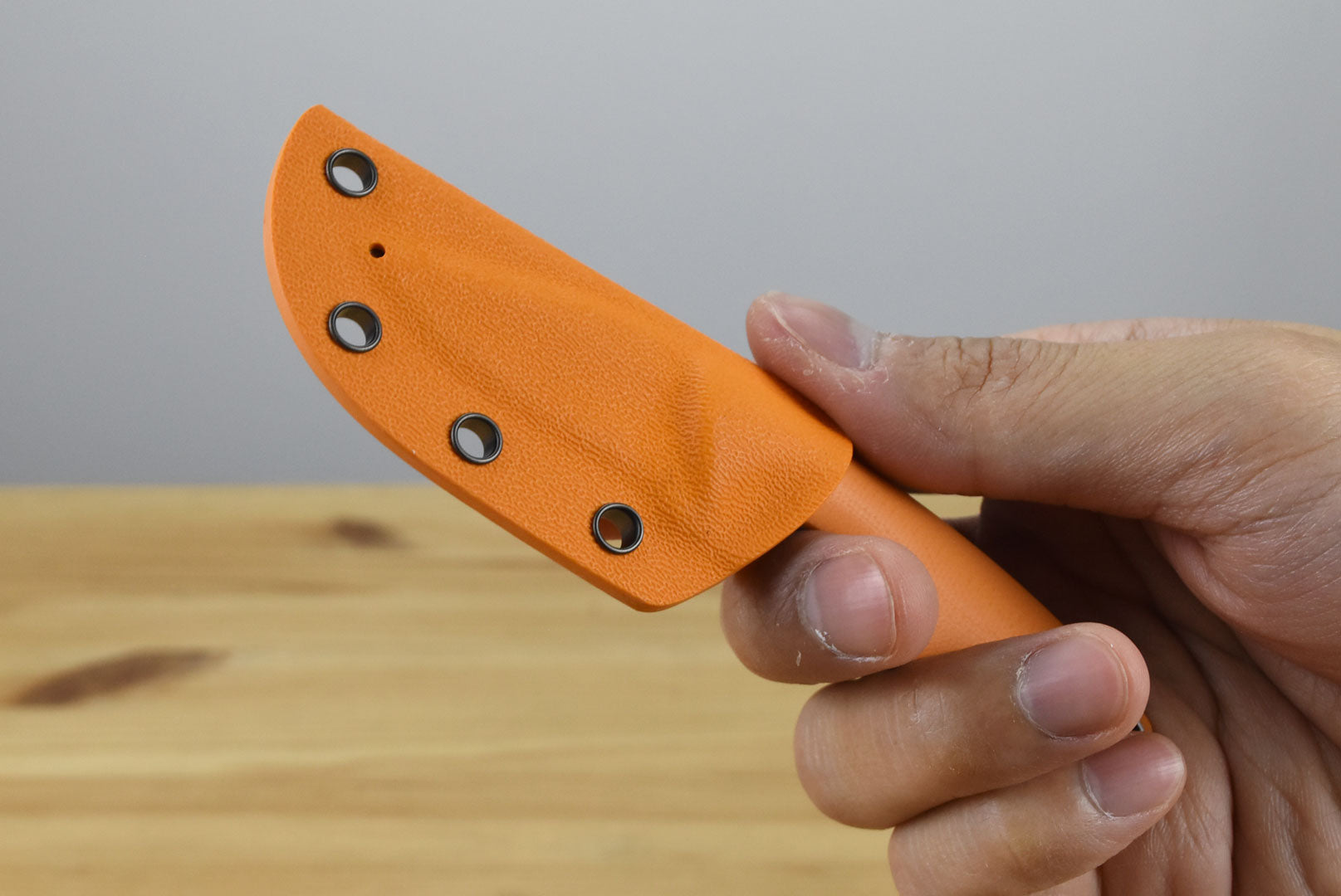 Tonife HKT2018OG-S Squirrel Fixed Blade (Orange G10 Handle)