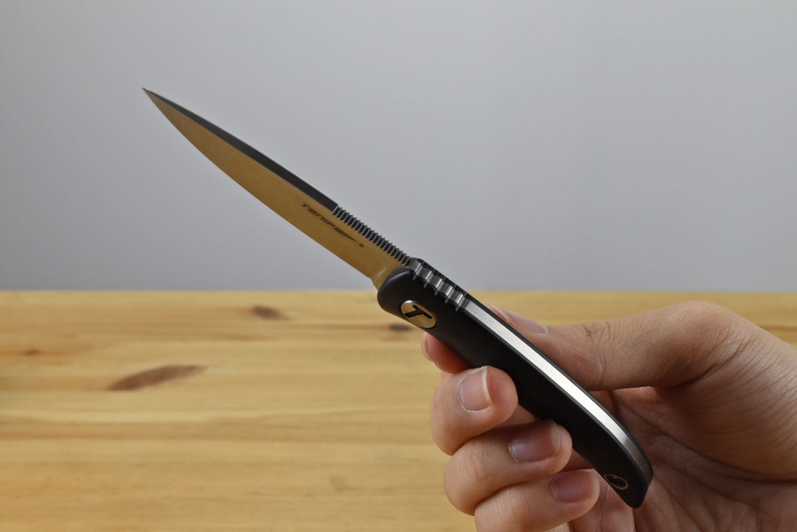 Tonife HKT2019BK-S Nova Fixed Blade (Black G10 Handle)