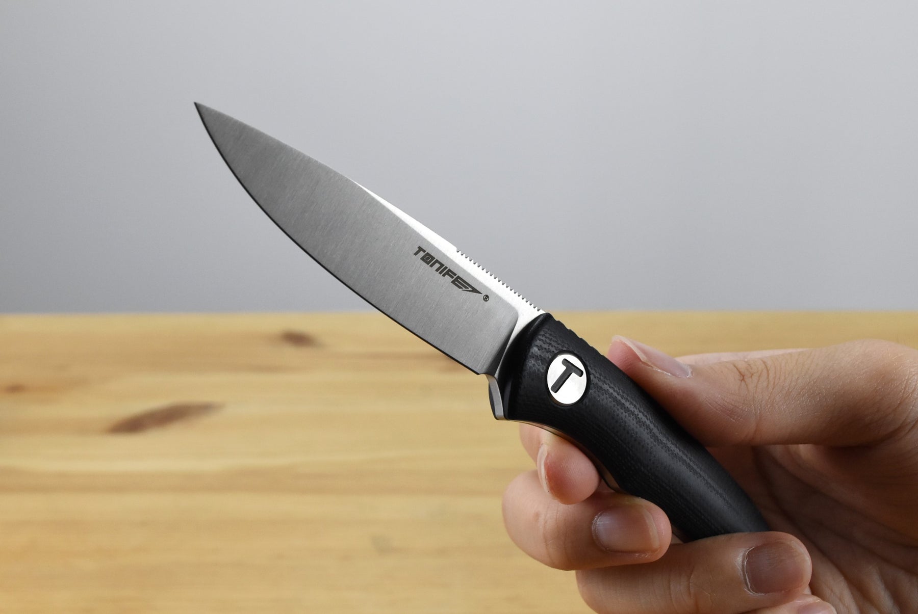 Tonife HKT2019BK-S Nova Fixed Blade (Black G10 Handle)