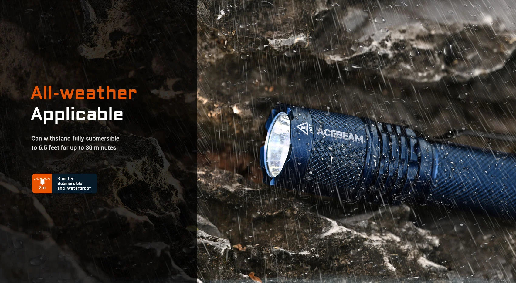 Acebeam TAC AA 2.0 Rechargeable Flashlight (900 Lumens) (2 Versions)
