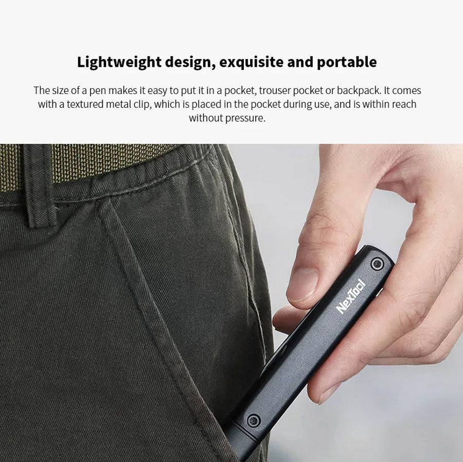 NexTool NE20026 3-In-1 Pen-Shaped Flashlight N1 Multitool