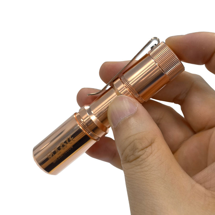Manker E05 II EDC Rechargeable Flashlight (Copper) (2 Versions)