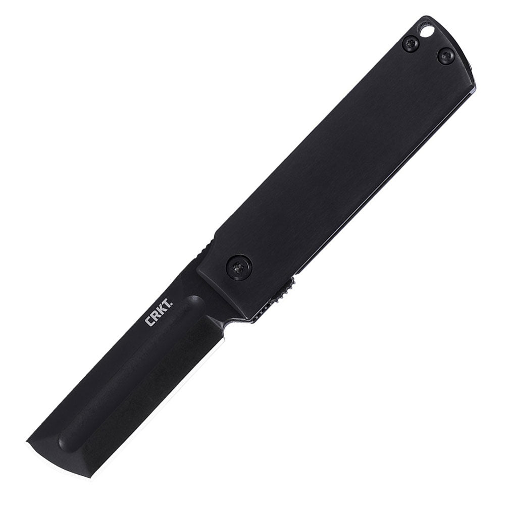 CRKT 5915K MinimalX Black Chrome Folding Knife (Black Stainless Handle)