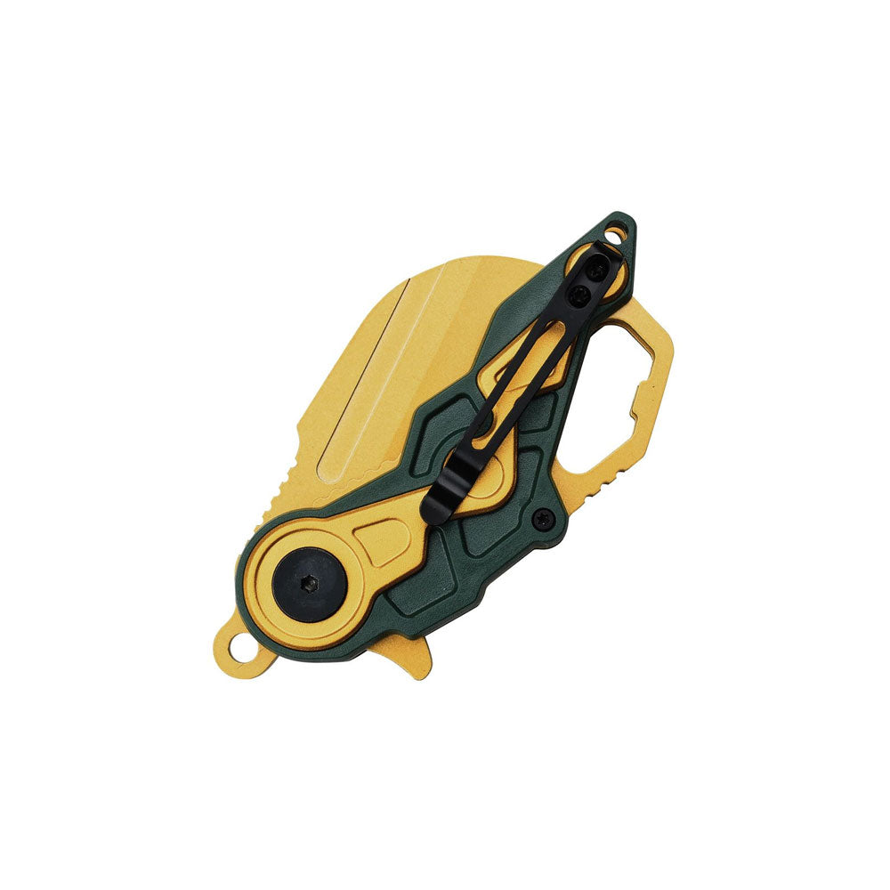 MTech MTA1199 Linerlock Assisted Folding Blade (Gold)