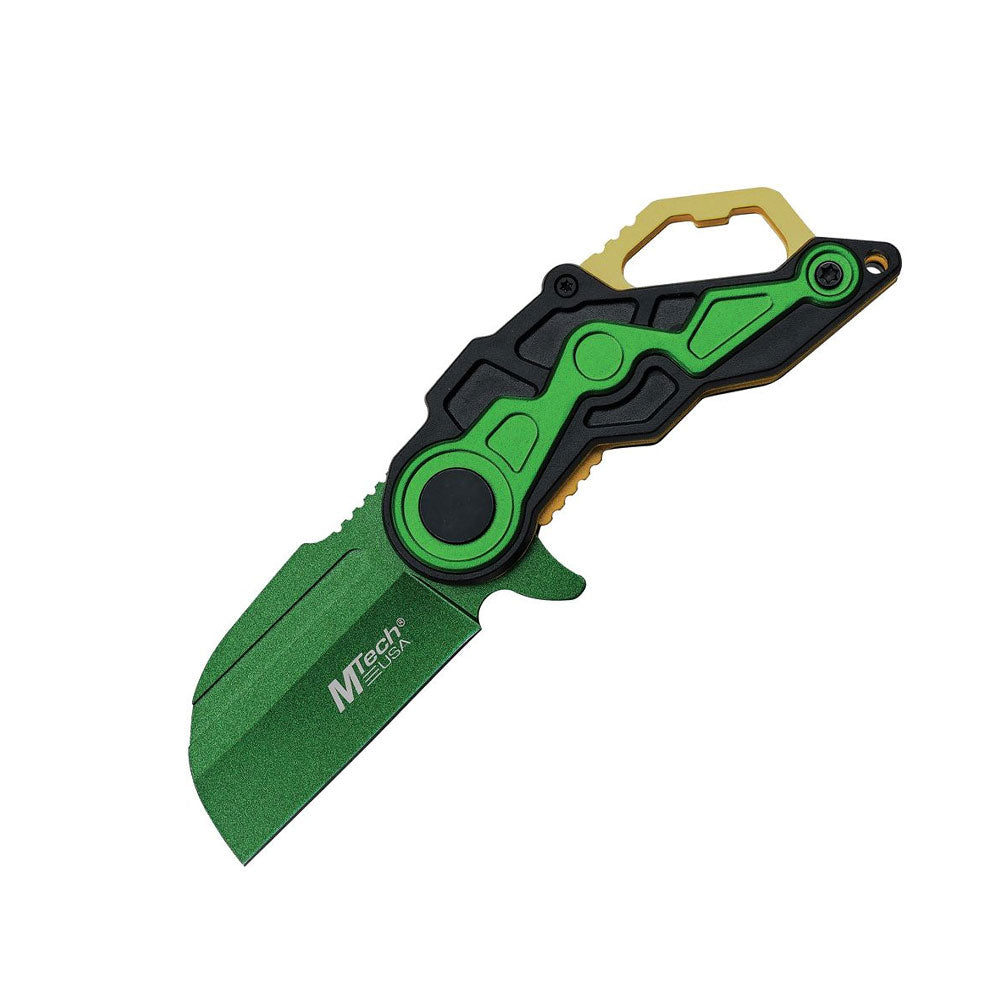 MTech MTA1199 Linerlock Assisted Folding Blade (Green)