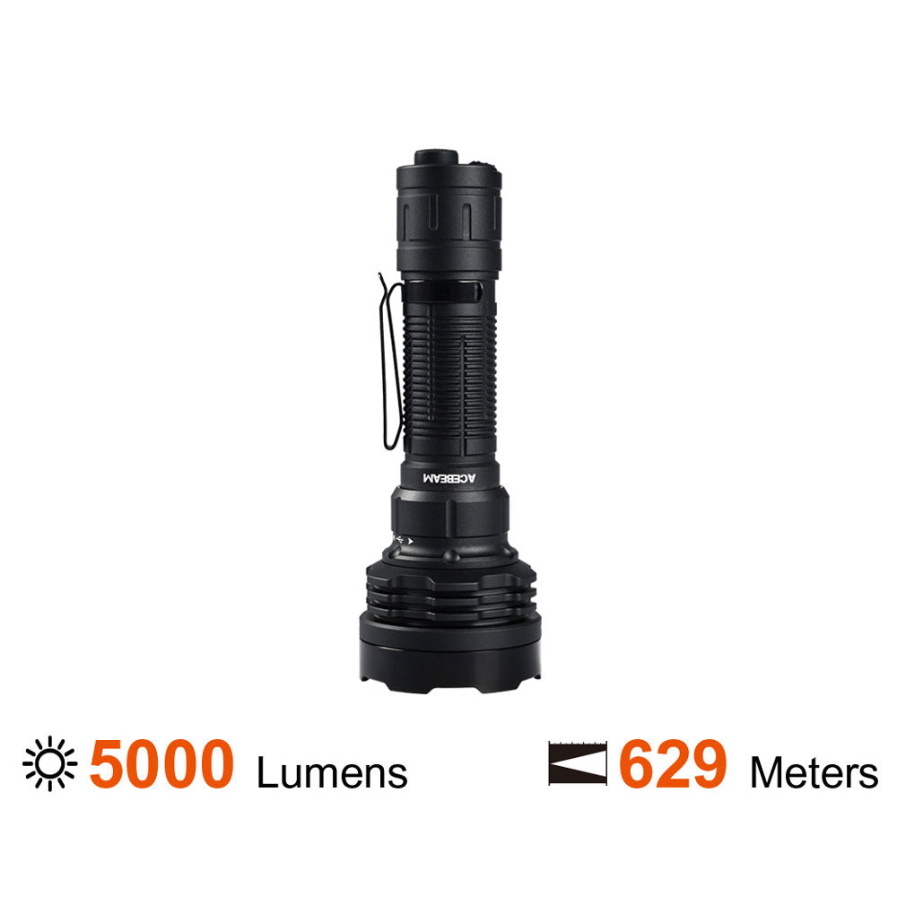 Acebeam P18 Tactical Flashlight (5000 Lumens)