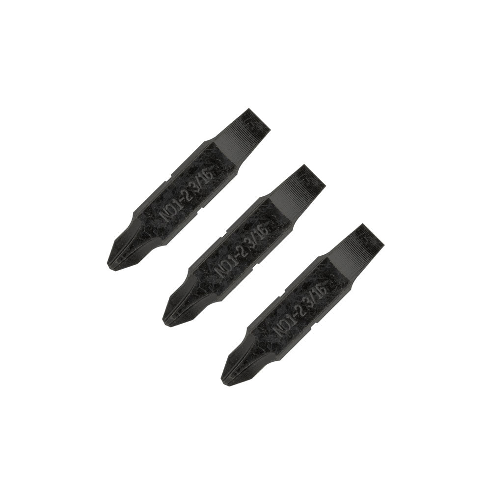 Leatherman Accessory #1-#2 Phillips & 3/16" Flat Screwdriver Bits (3 Pack)