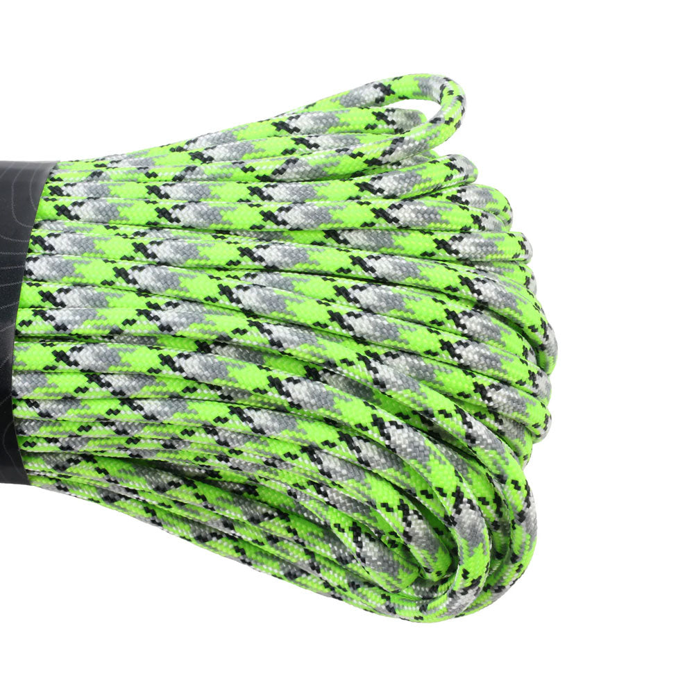 Atwood 550lbs Zombie Paracord 7 cores 100ft (Bio-Sludge)