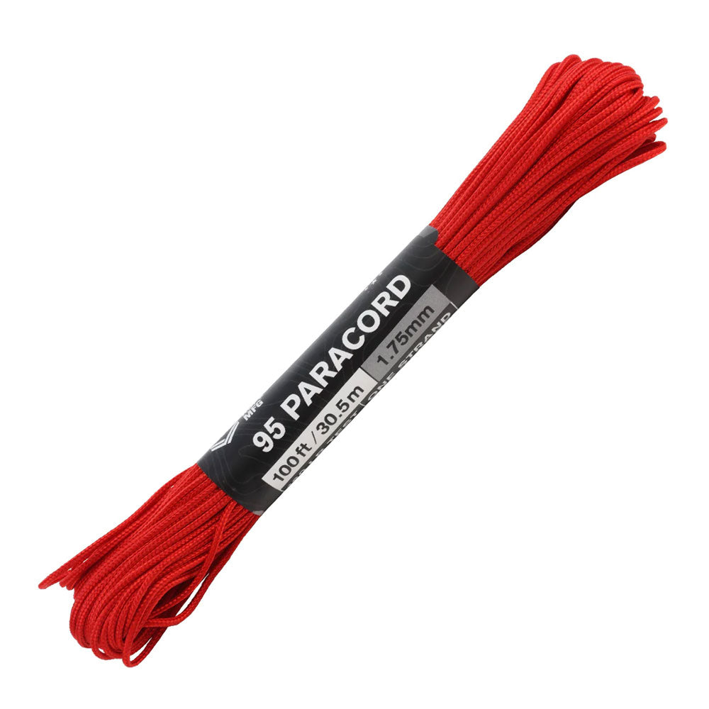 Atwood 95 Paracord 100ft (Red)