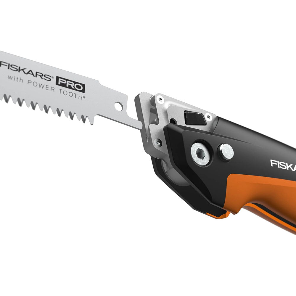 Fiskars PowerTooth Compact Folding Toolbox Saw (2 Blades)