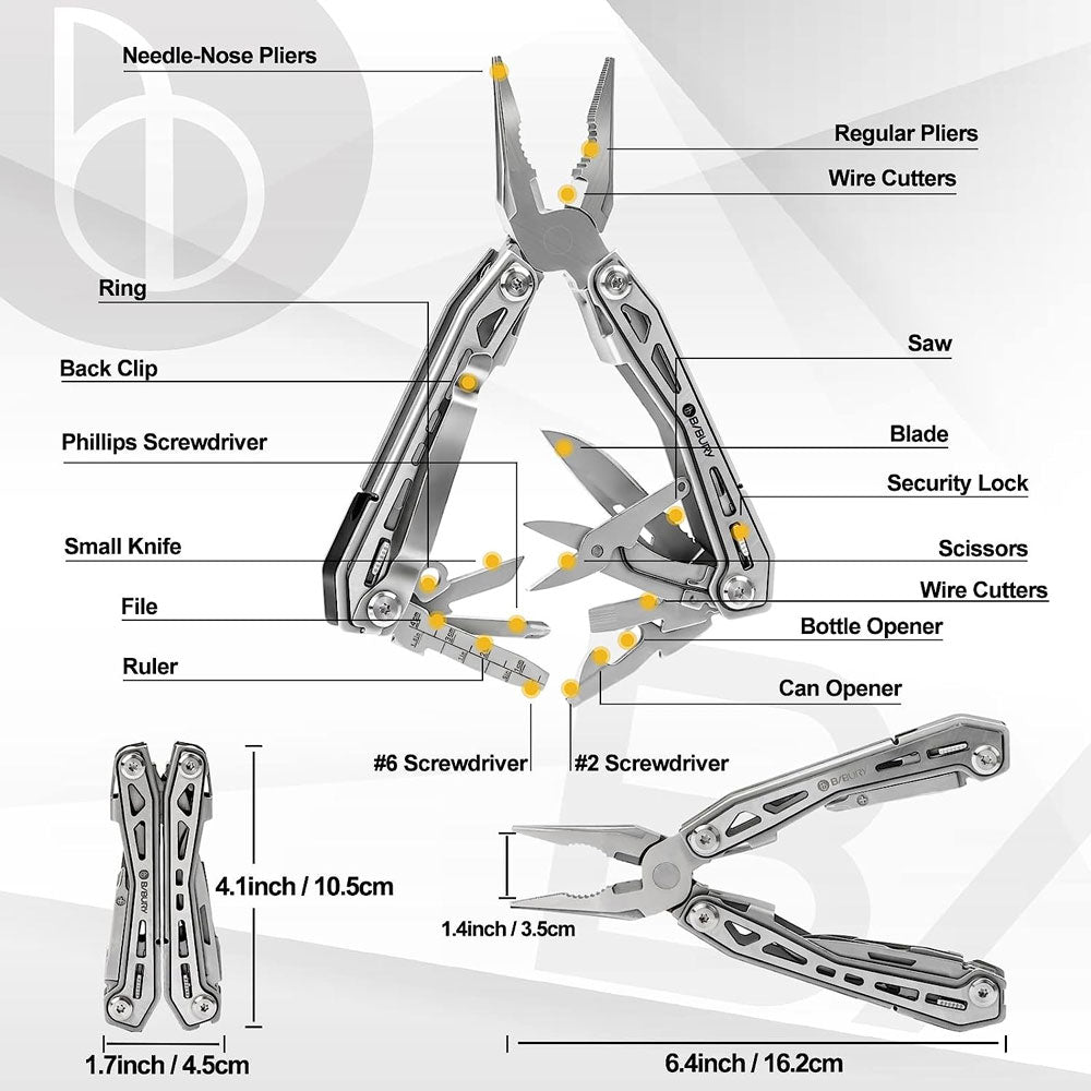 Bibury Plier Multitool (17-in-1)