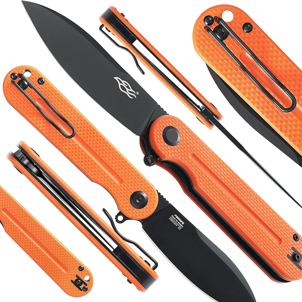Ganzo FH922PT-OR Firebird Folding Blade (Orange G10 Handle)