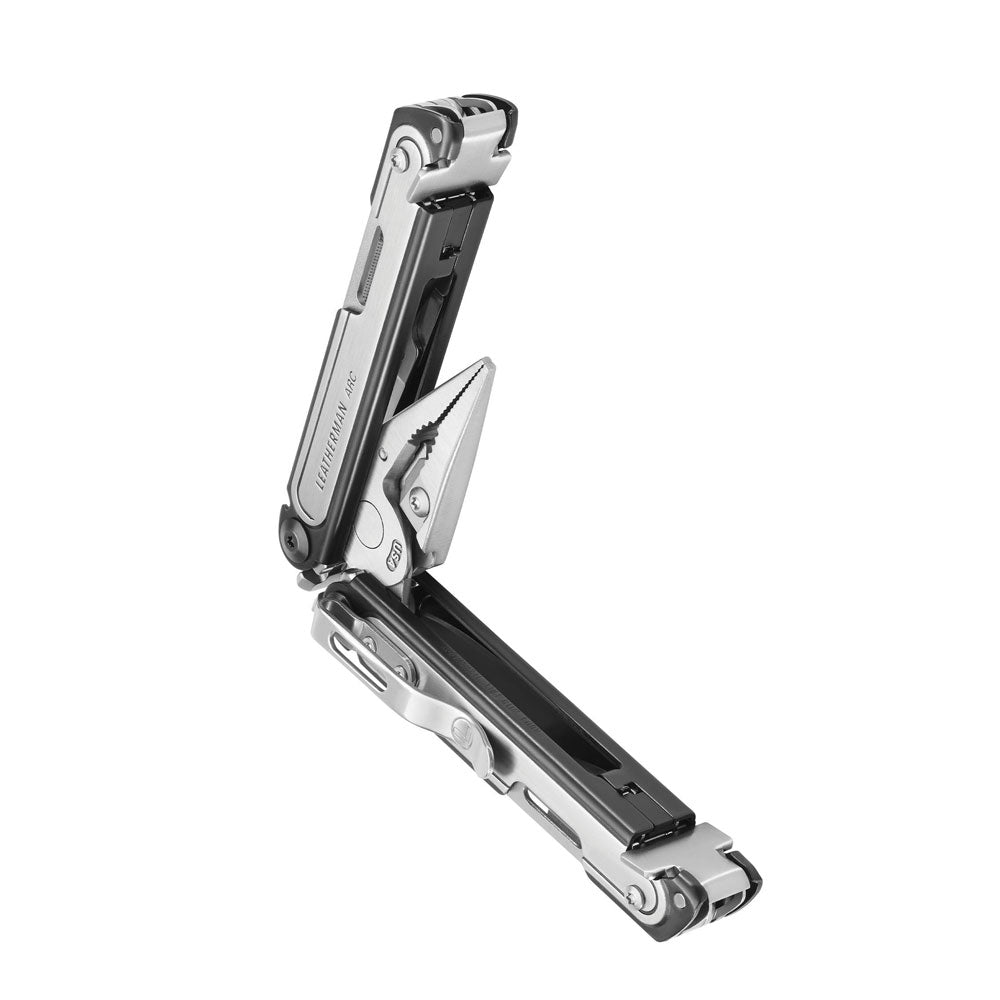 Leatherman ARC Multitool (Silver/Black Steel Handle)
