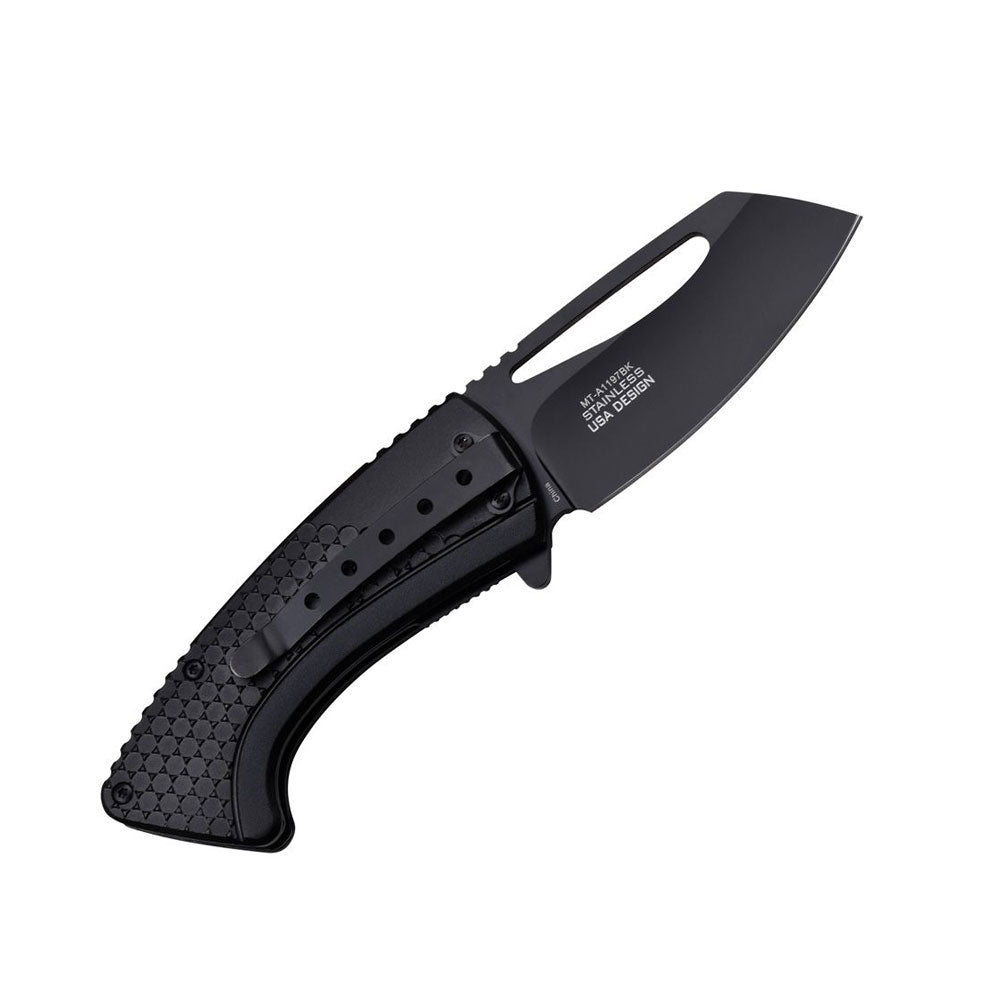 MTech MTA1197 Linerlock Assisted Folding Blade (Black Handle)