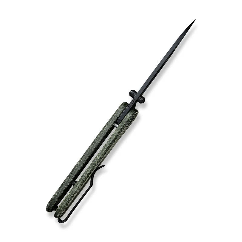 WE KNIFE 2004J Banter (Green Micarta Handle)