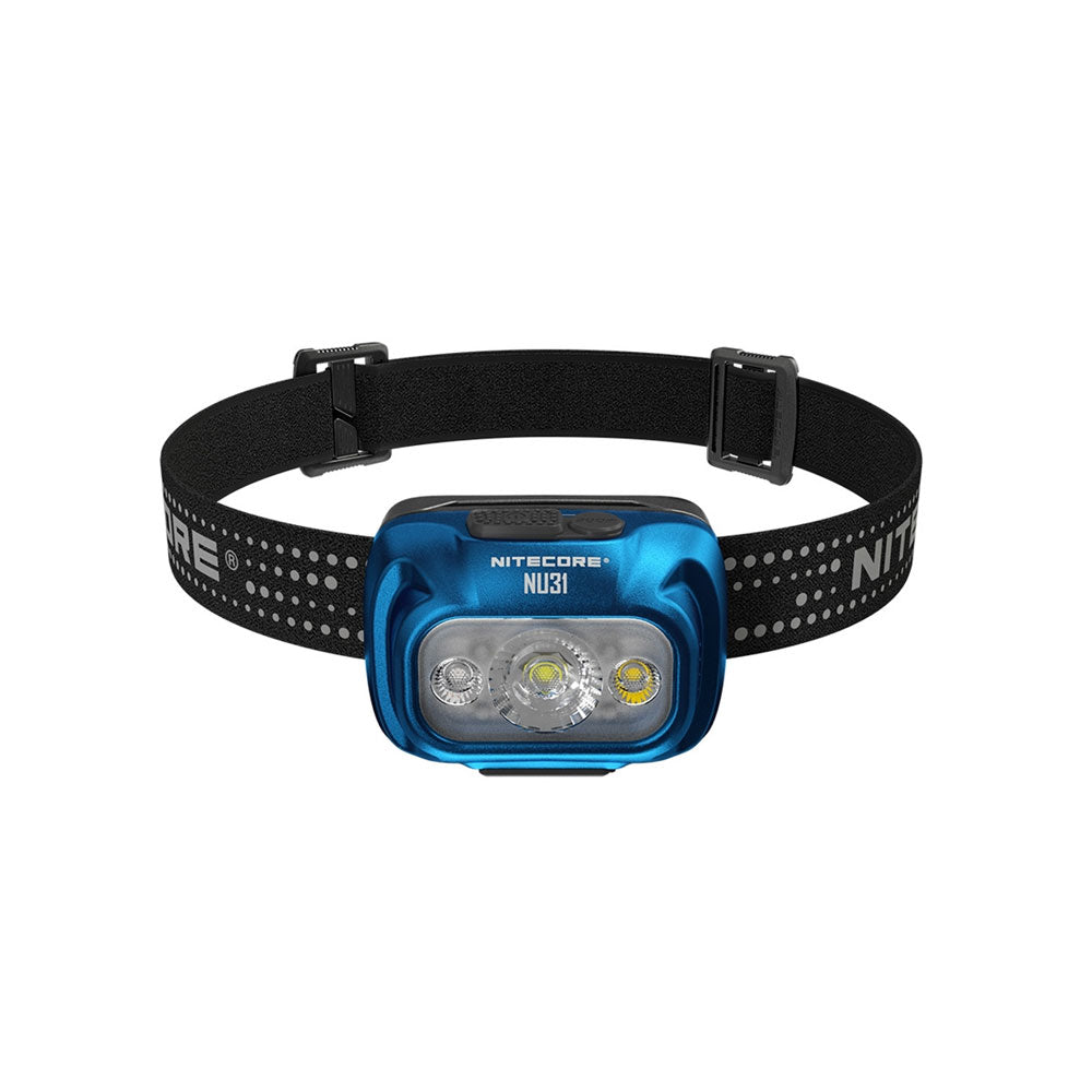 Nitecore NU31 Triple Output Lightweight Rechargeable Headlamp (550 Lumens) (3 Versions)