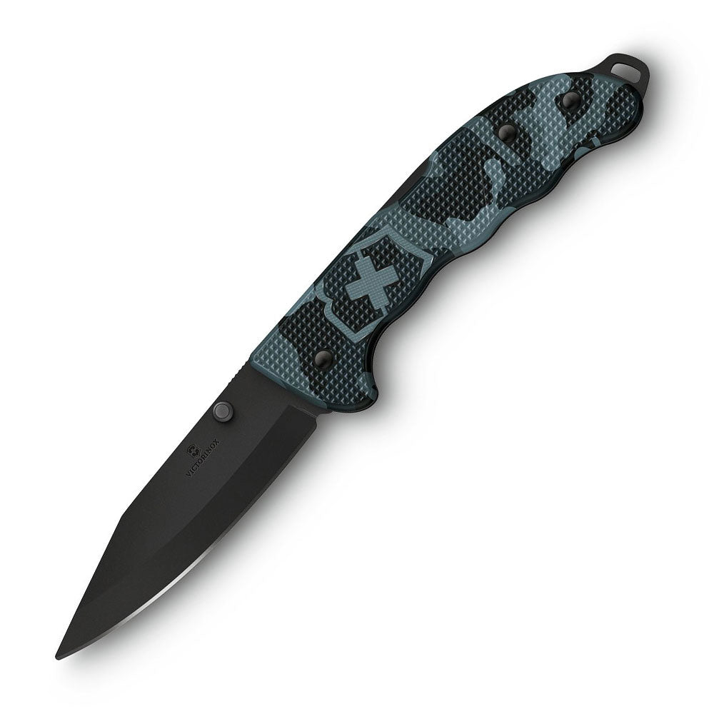 Victorinox Evoke BSH Alox Navy Camouflage Back Lock Folding Knife 0.9425.DS222