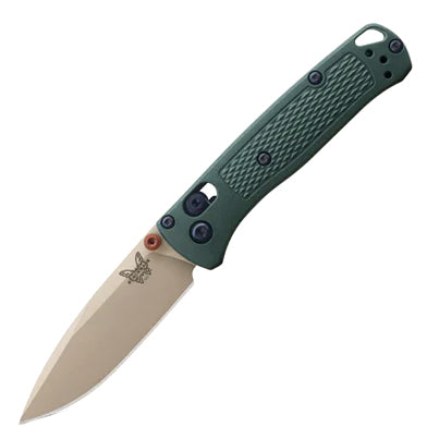 Benchmade 533TN-2601 Mini Bugout Folding Knife (Taiga Green Grivory Handle)