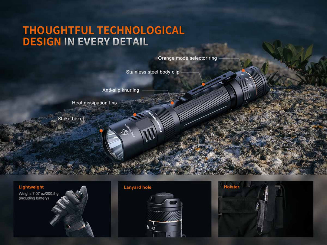 Fenix PD45R ACE Multi-Mode Rechargeable Flashlight (3200 Lumens)