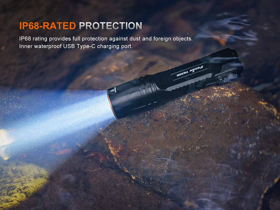 Fenix TK35R + UV Multi-Mode Rechargeable Flashlight (5800 Lumens)
