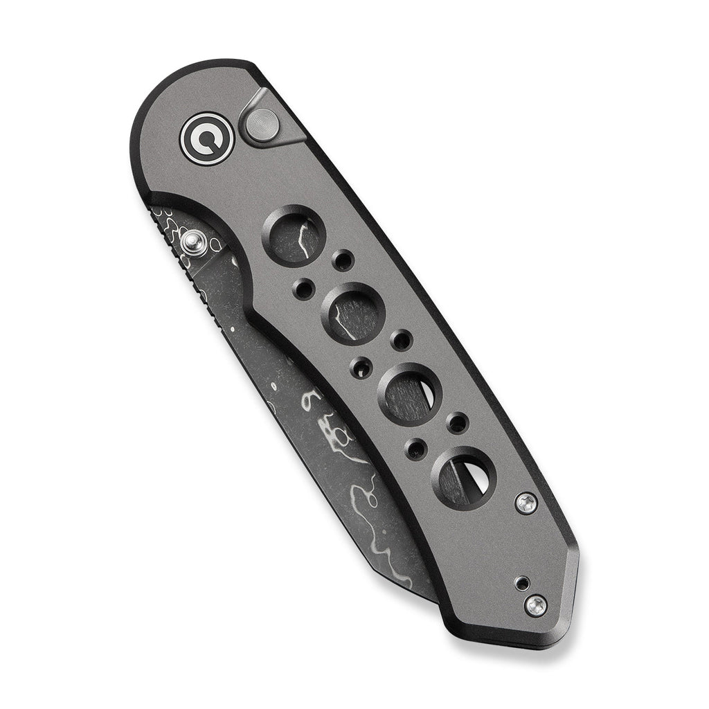 Civivi C24067-DS1 Pragma Prime Folding Knife (Gray Milled Aluminum Handle)