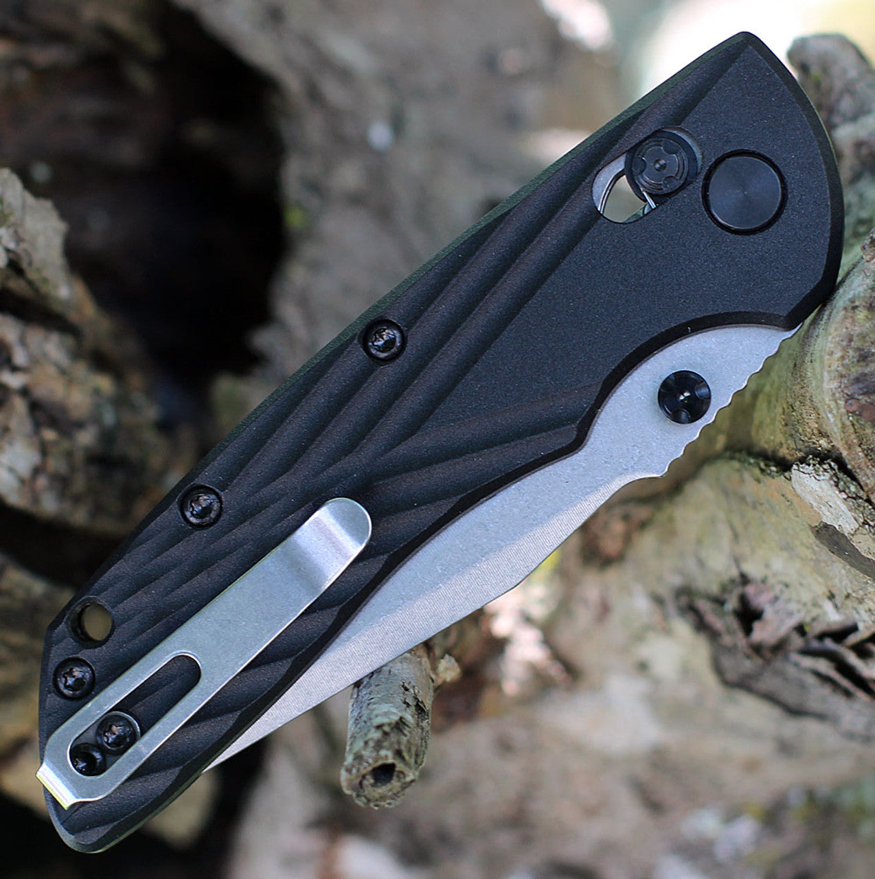 Hogue Deka MagnaCut Folding Knife (Black Polymer Handle)
