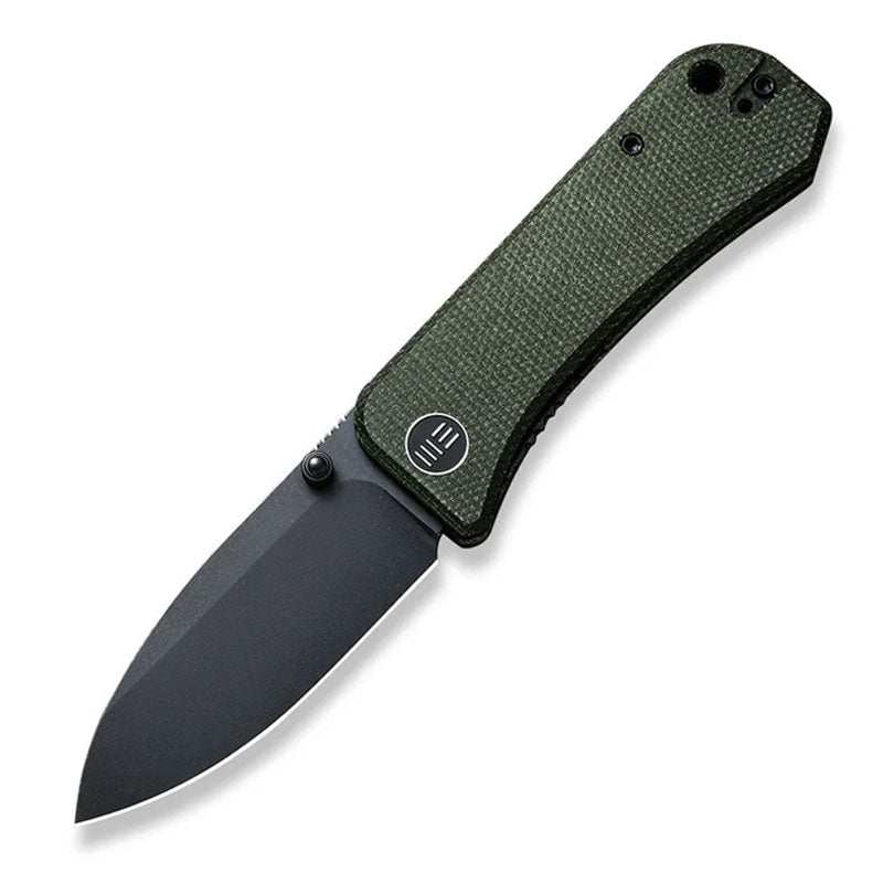 WE KNIFE 2004J Banter (Green Micarta Handle)