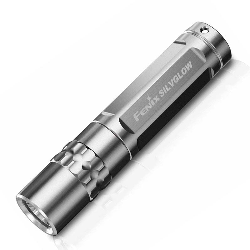 fenix aaa flashlight Fenix SILVGLOW Limited Edition AAA Battery EDC Flashlight (100 Lumens)