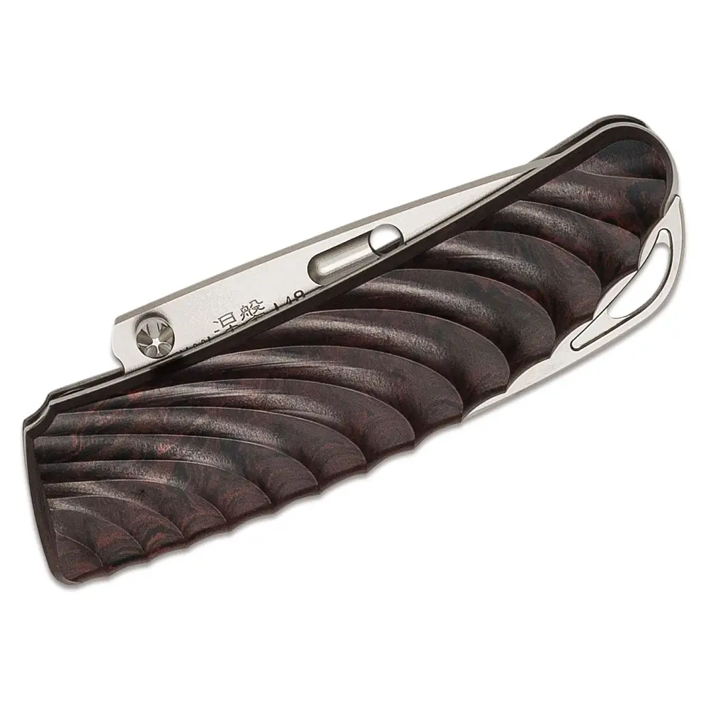 Rockstead Nehan-Er-Zdp Folding Knife (Ebonite Handle)