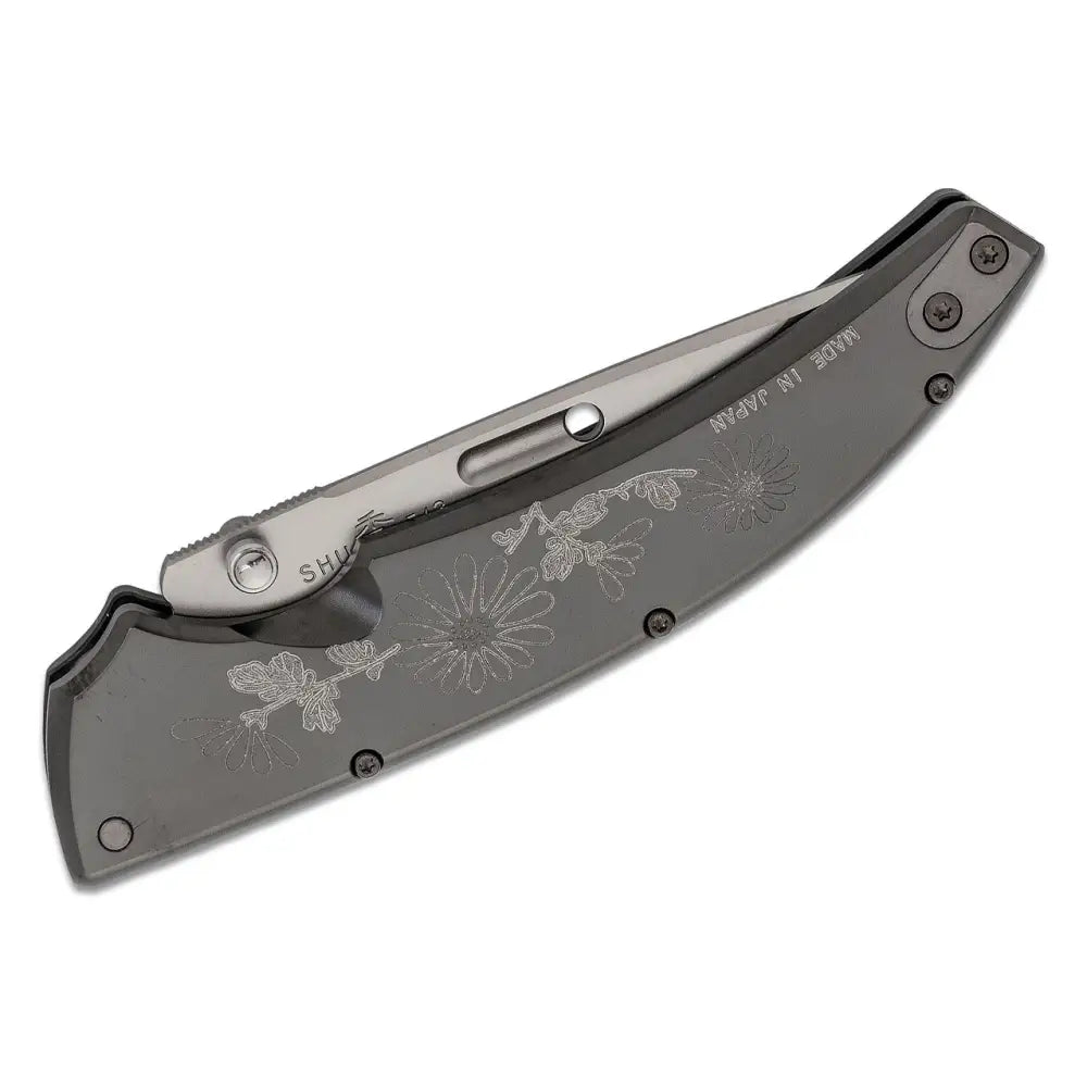 Rockstead Shu-Cb-Zdp Kiku Folding Knife (Dlc Coated Titanium Handle)