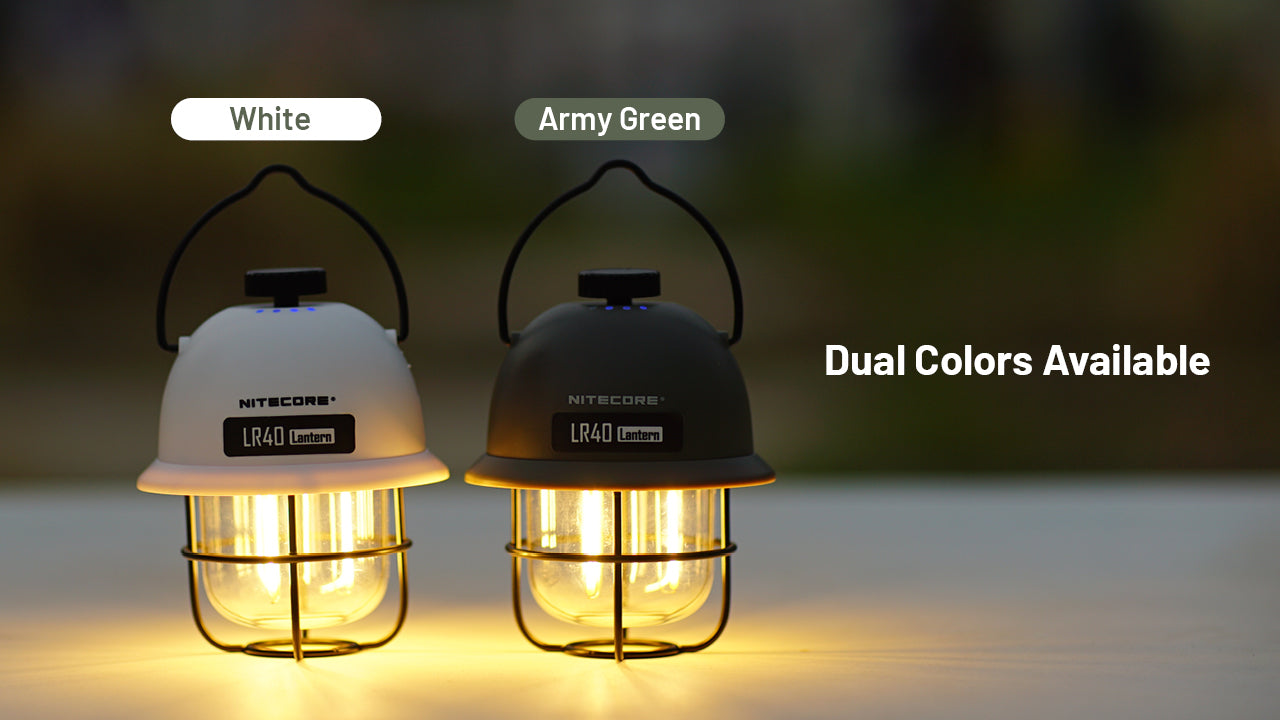 Nitecore LR40 Multifunctional Rechargeable Camping Lantern (100 Lumens) (2 Versions)