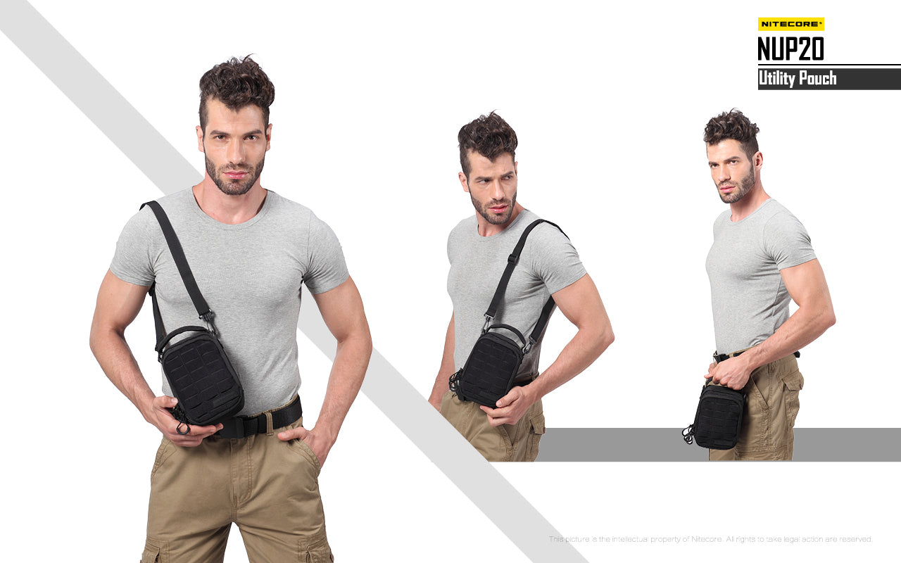 Nitecore Cordura Molle Utility Pouch NUP20 (2 Versions) - Thomas Tools